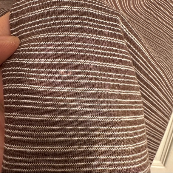 Men's Cremieux Performance tee shirt, size L, brown/white, cotton blend - Picture 8 of 10